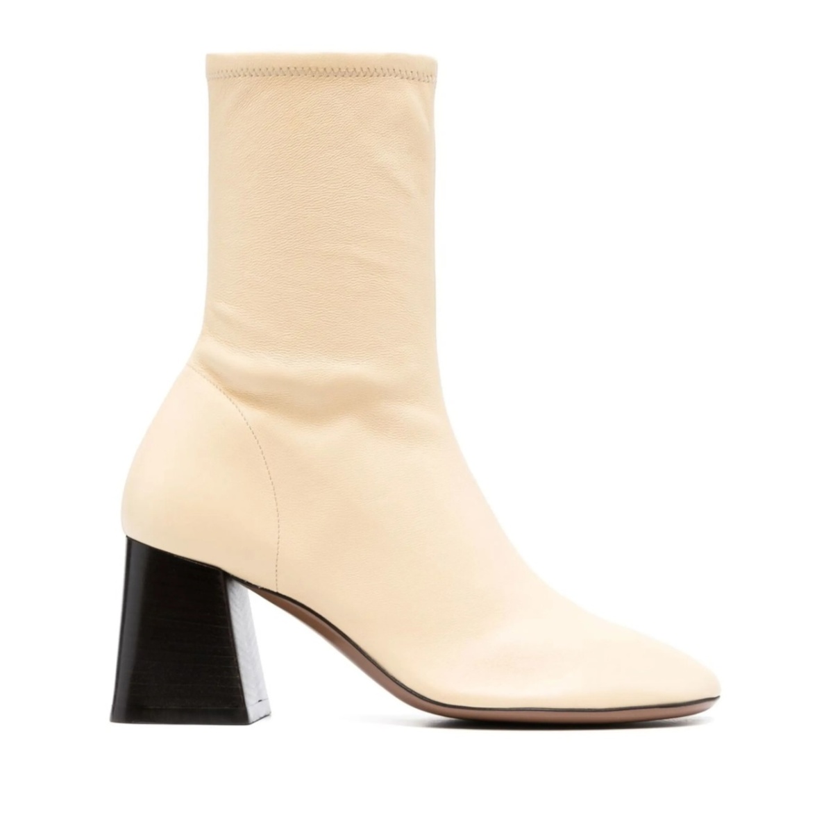 sock-style leather boots