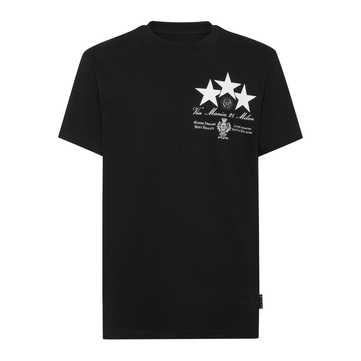 star-print T-shirt