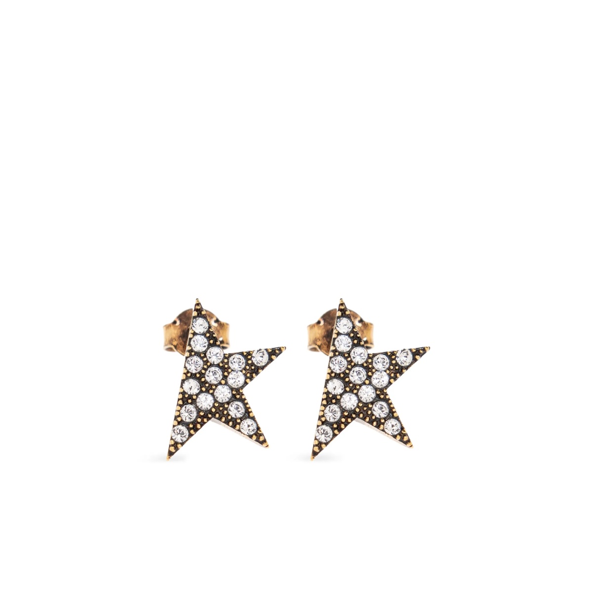 star-shaped embellished earrings