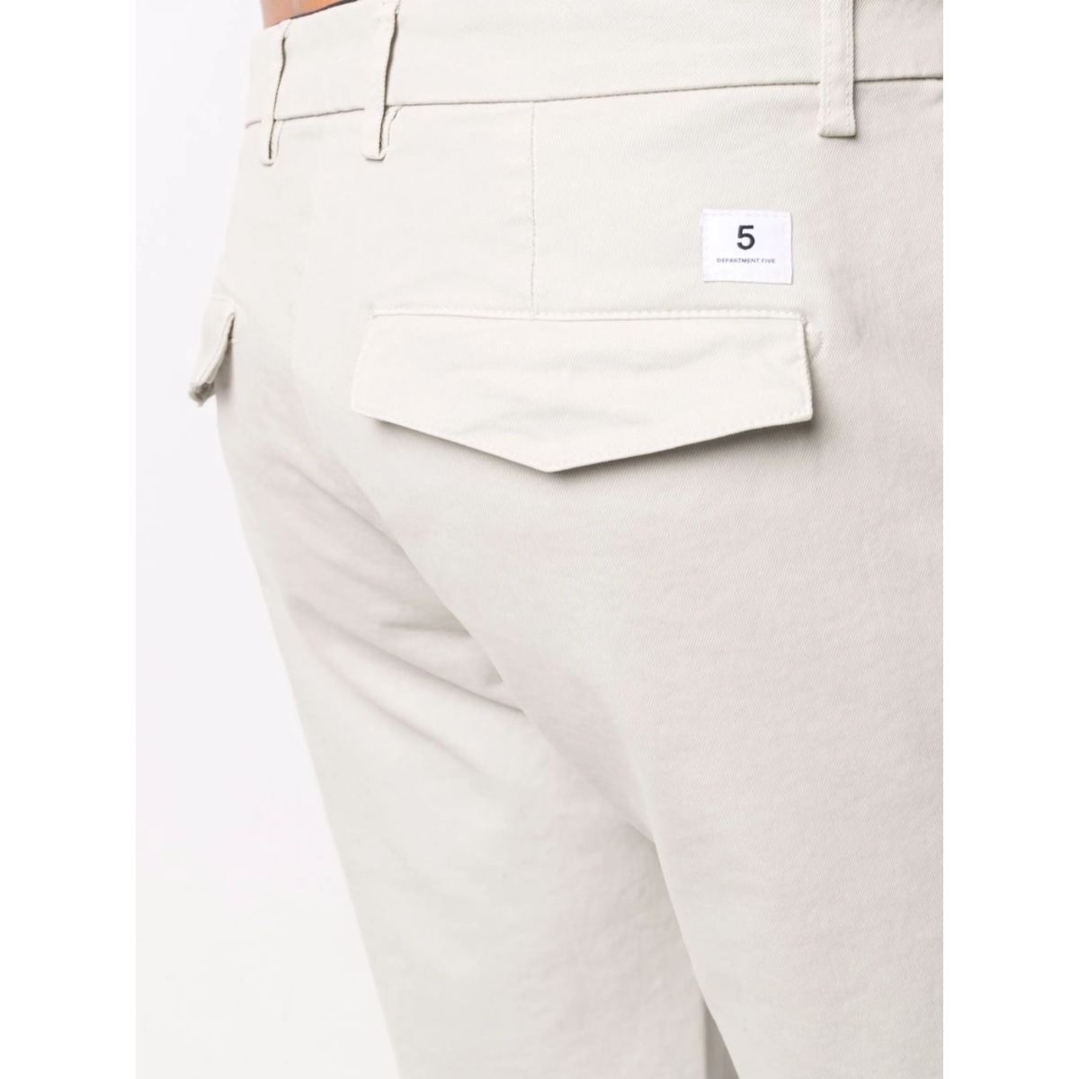 straight-leg cotton-blend trousers - Img 5
