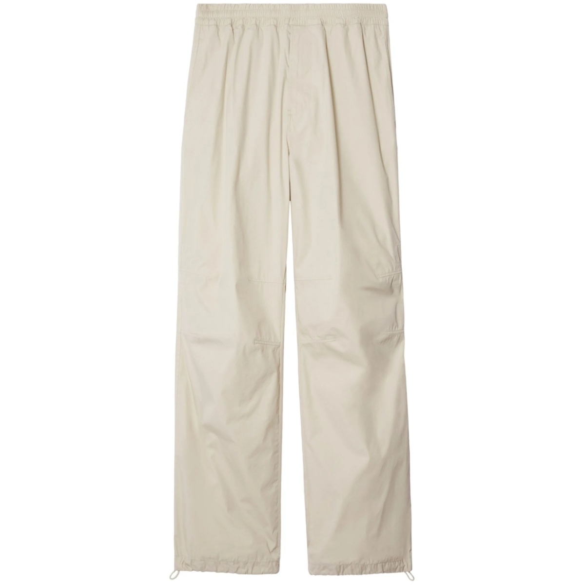 straight-leg drawstring trousers