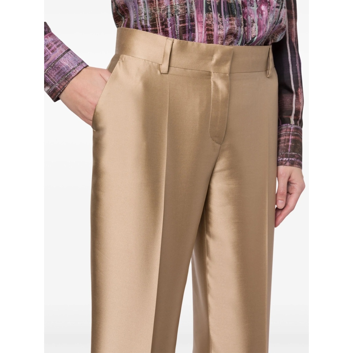 straight-leg tailored trousers - Img 4