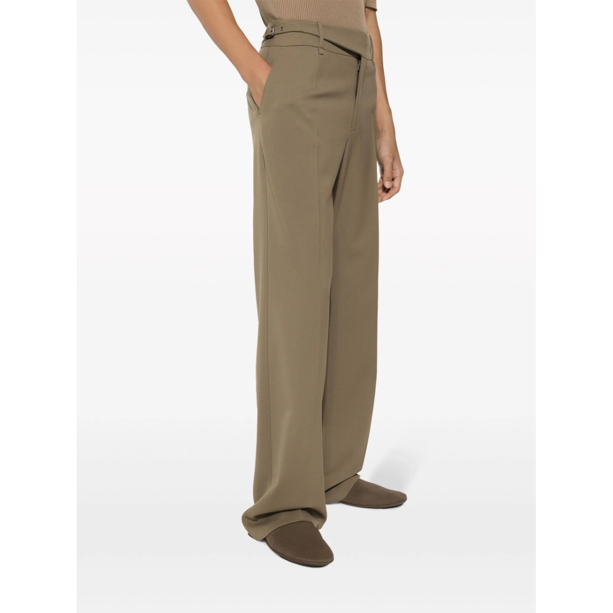 straight-leg virgin-wool trousers - Img 4