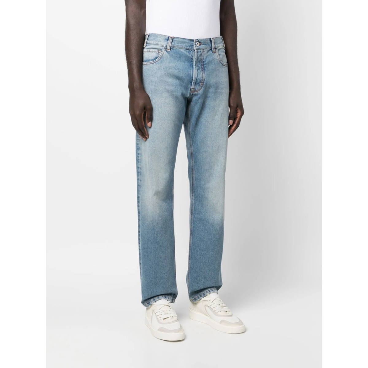 straight-leg washed jeans - Img 3