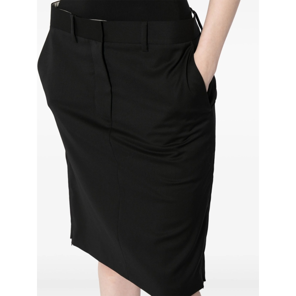 straight wool skirt - Img 5
