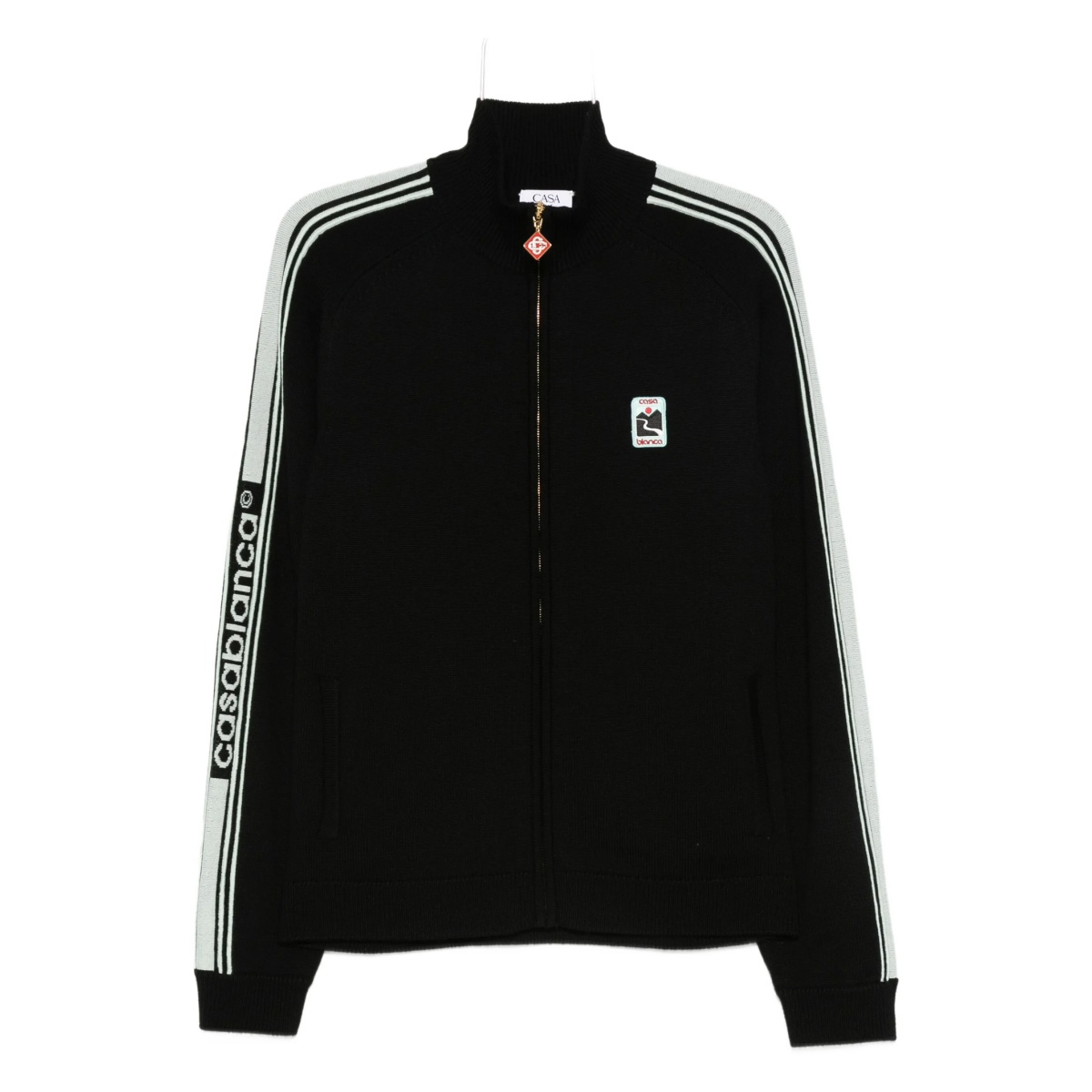 stripe-detail sweatshirt