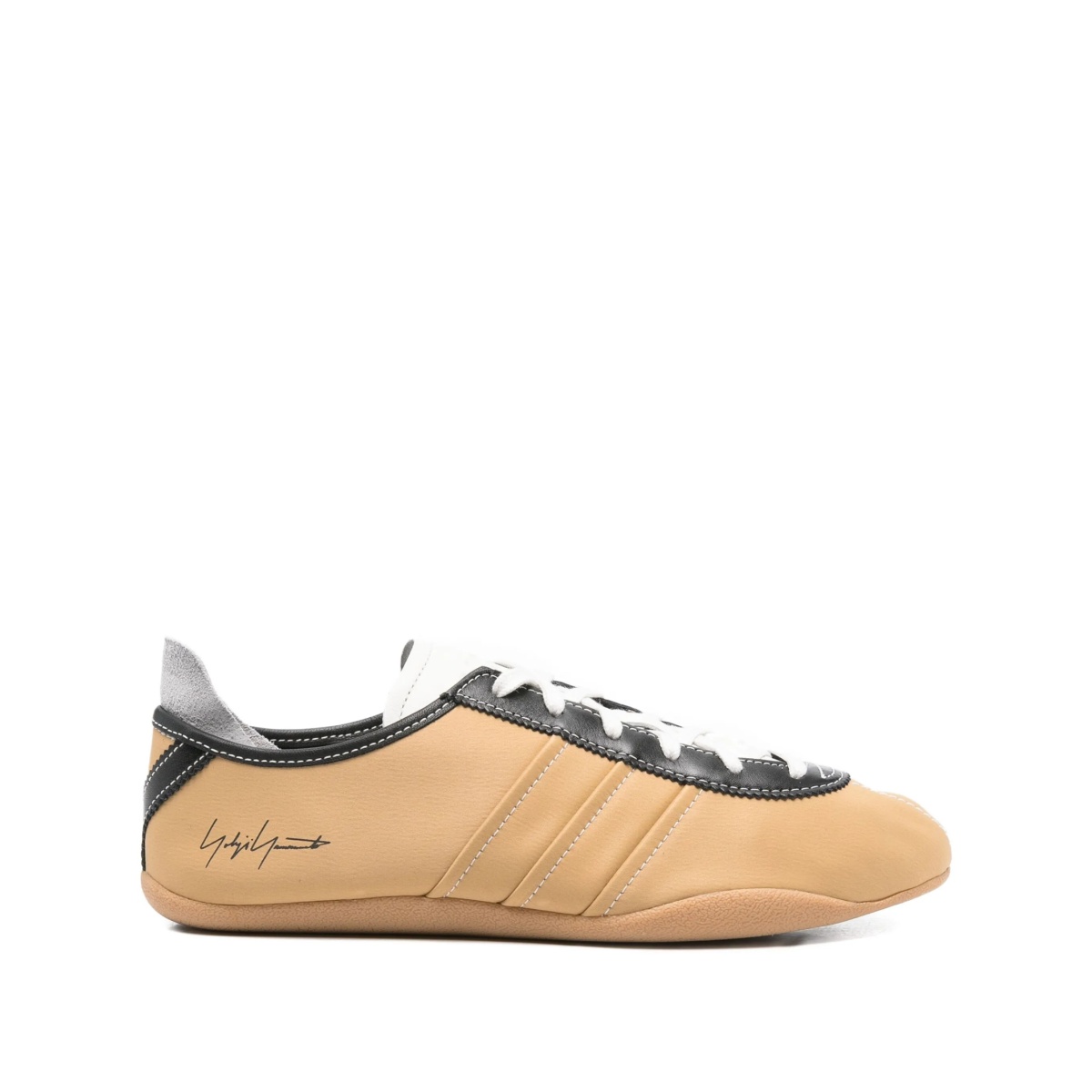 striped lace-up sneakers
