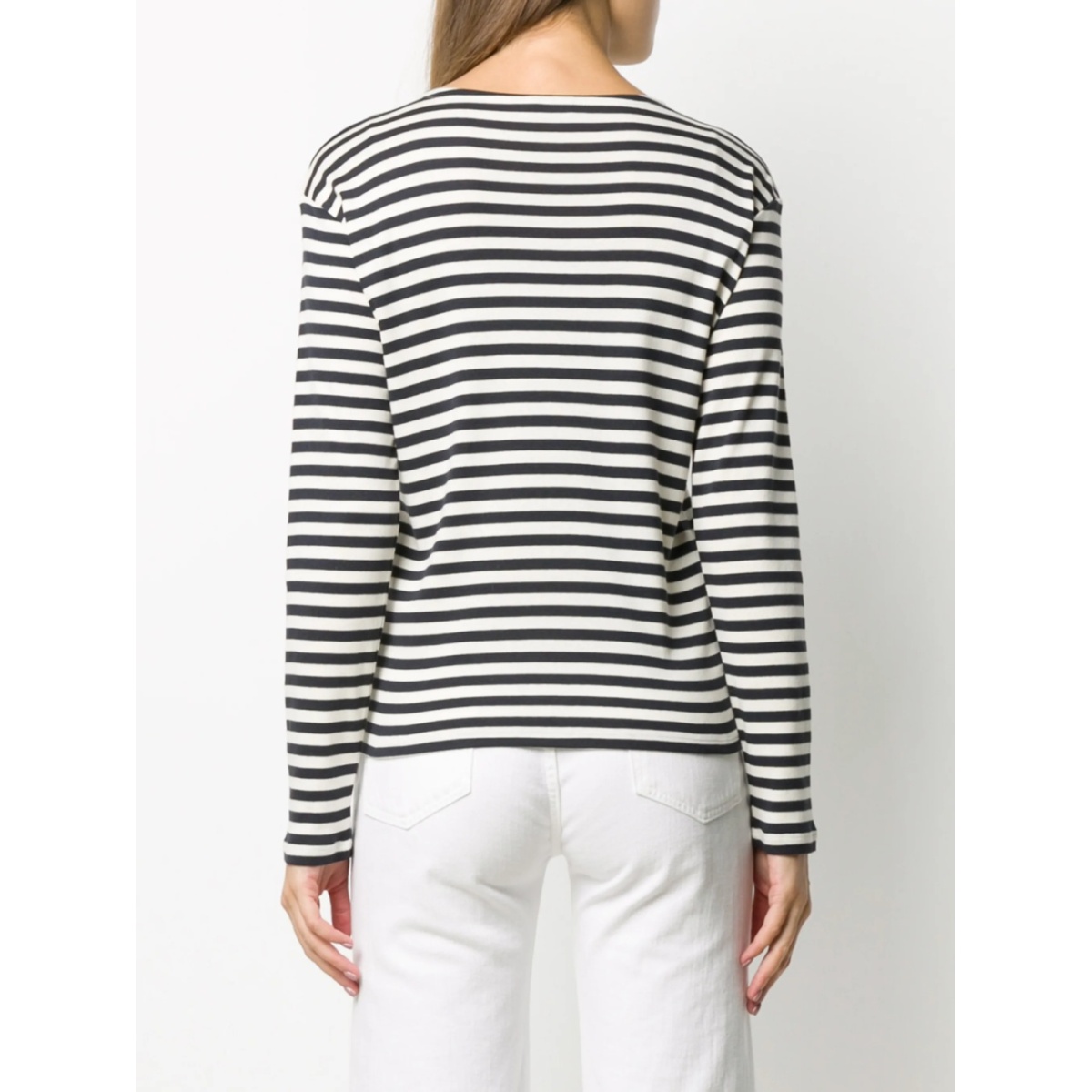 striped long-sleeved T-shirt - Img 4