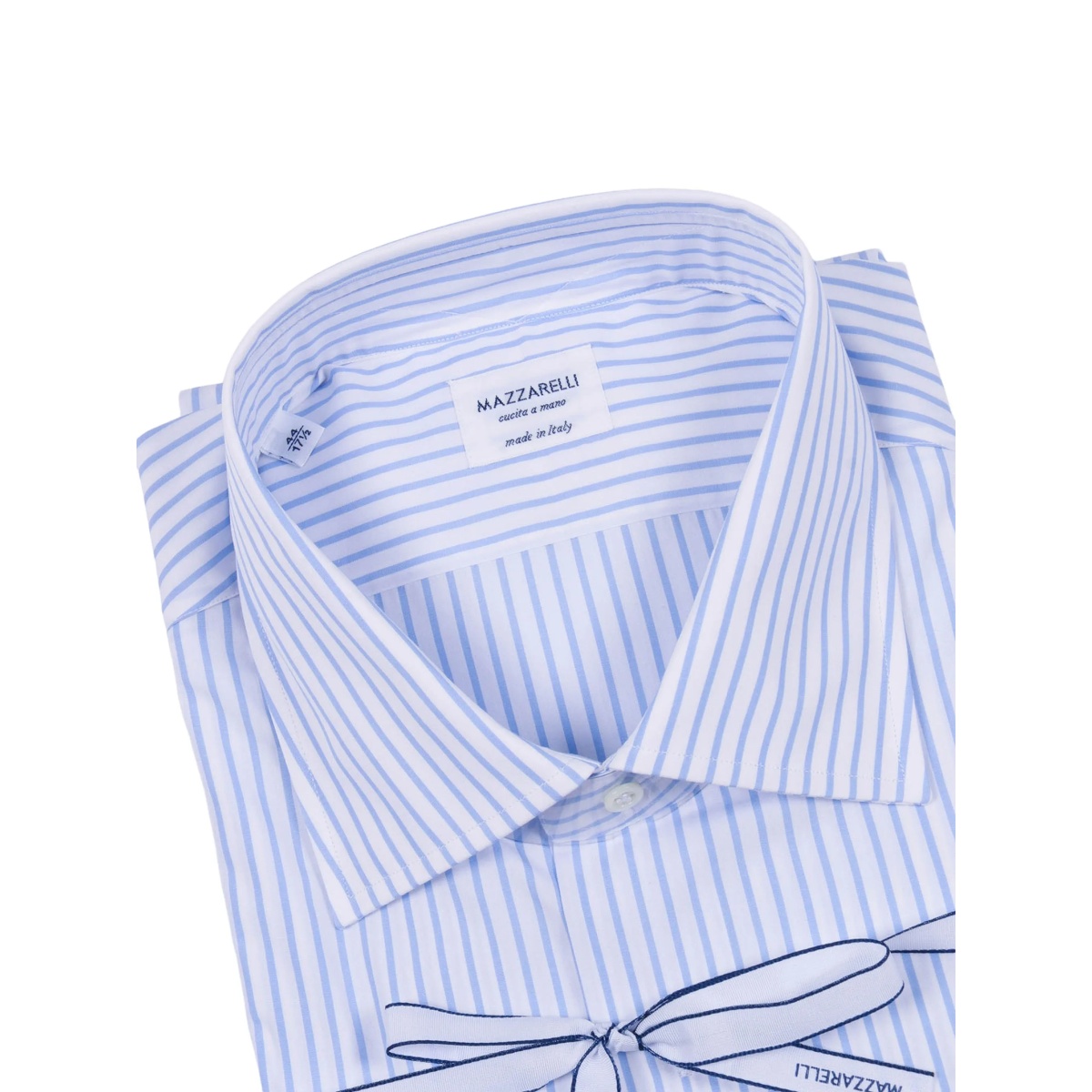 striped-pattern slim-fit shirt - Img 2