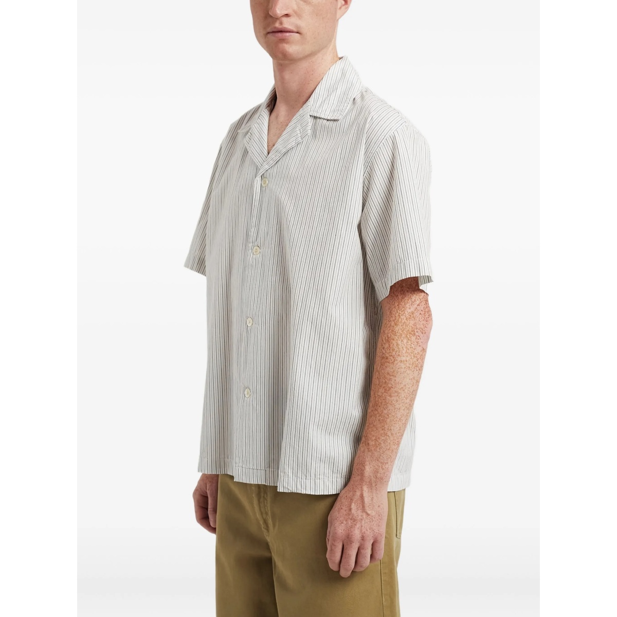 striped short-sleeve shirt - Img 2