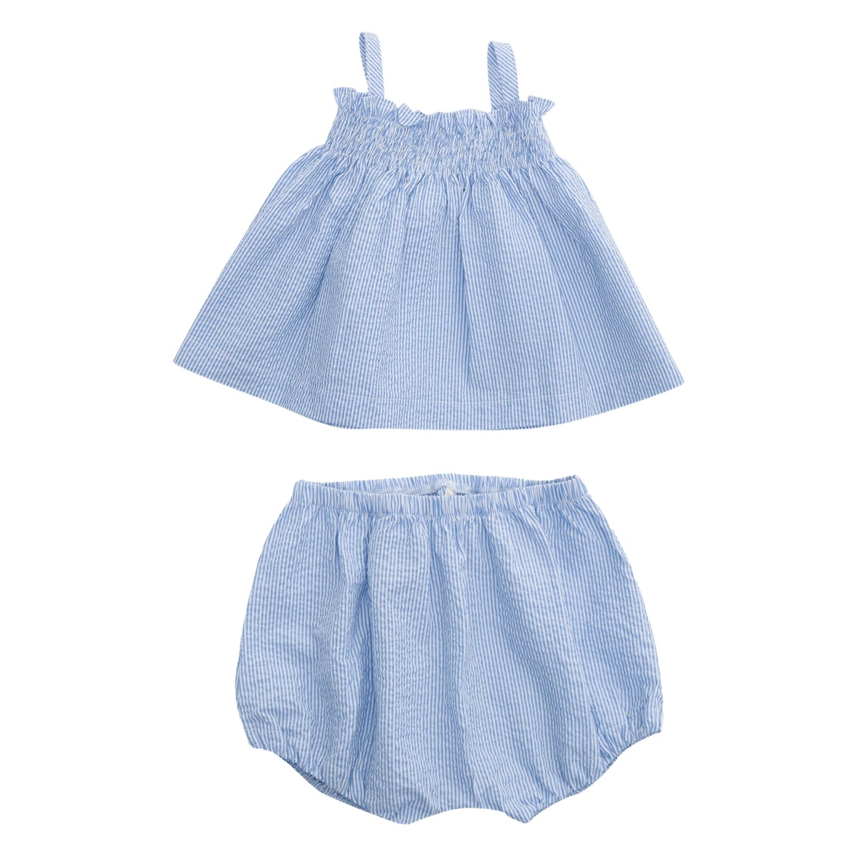 striped two-piece set
