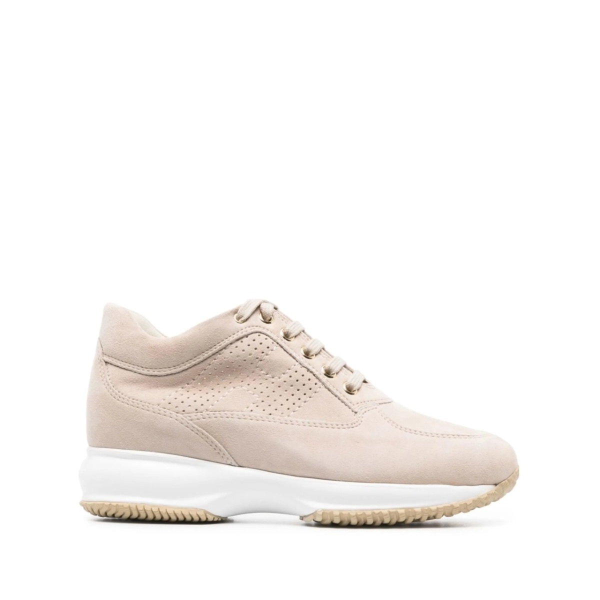 suede lace-up sneakers