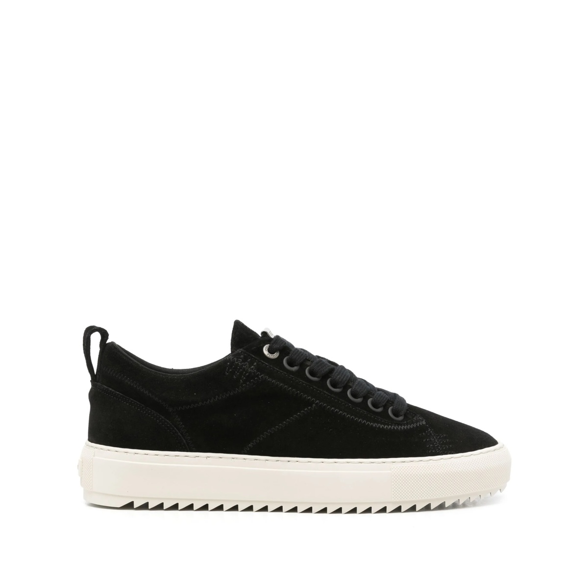 suede lace-up sneakers
