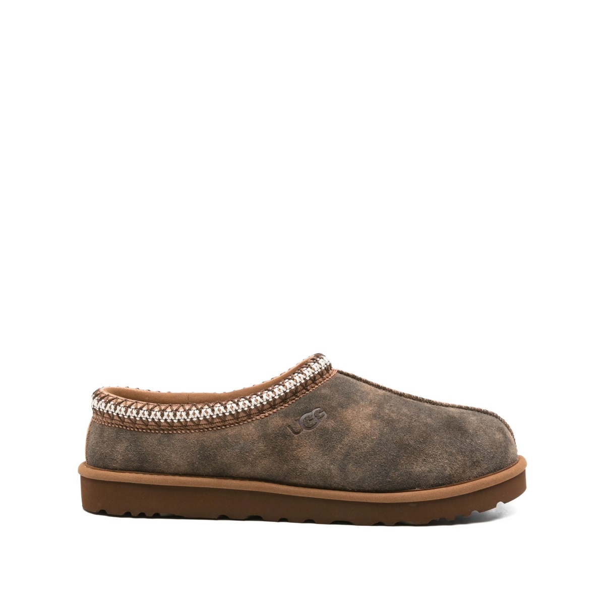 Tasman Baxter braided-trim slippers