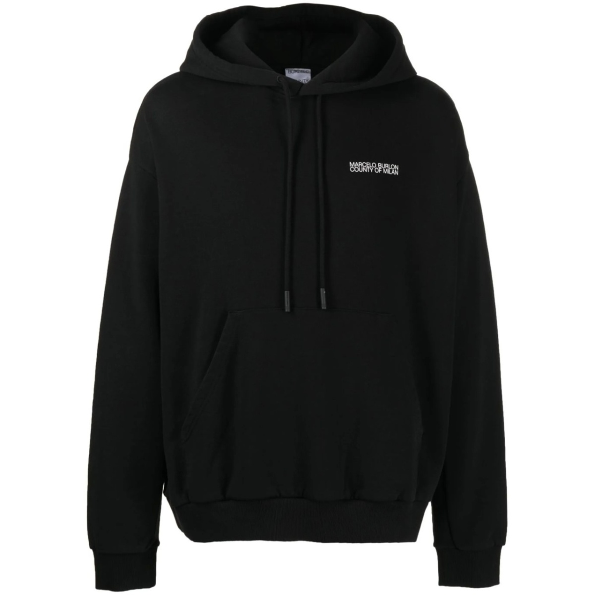 Tempera Cross Over print hoodie