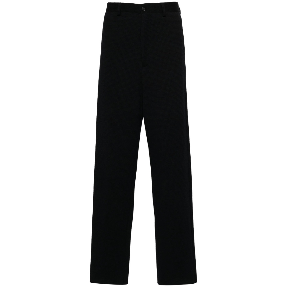 textured tapered trousers
