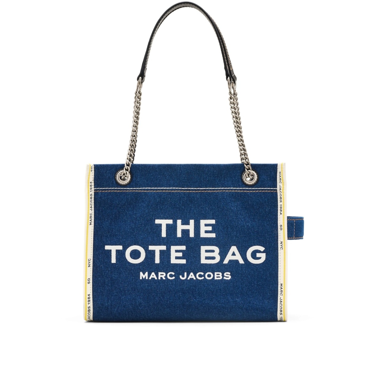 The Denim Chain Medium Tote bag