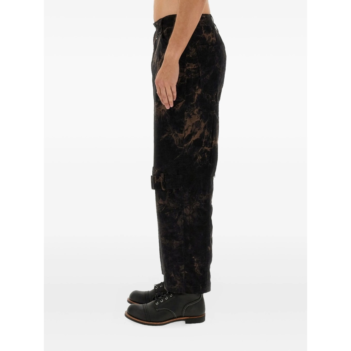 tie-dye buckled trousers - Img 3