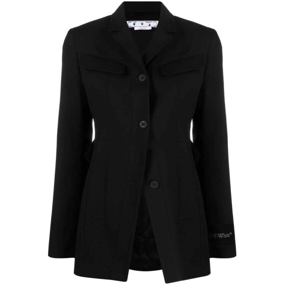 Toybox Dry Wo single-breasted wool blazer