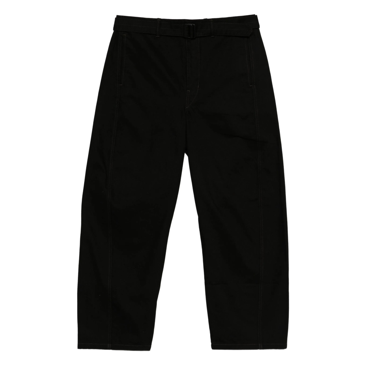 Twisted belted jeans