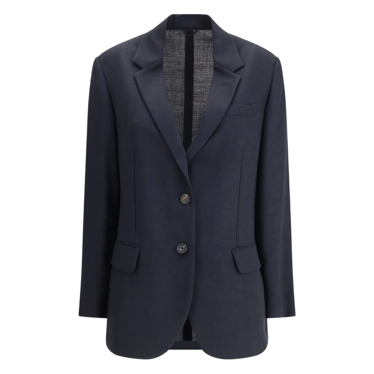 two-button belted jacket