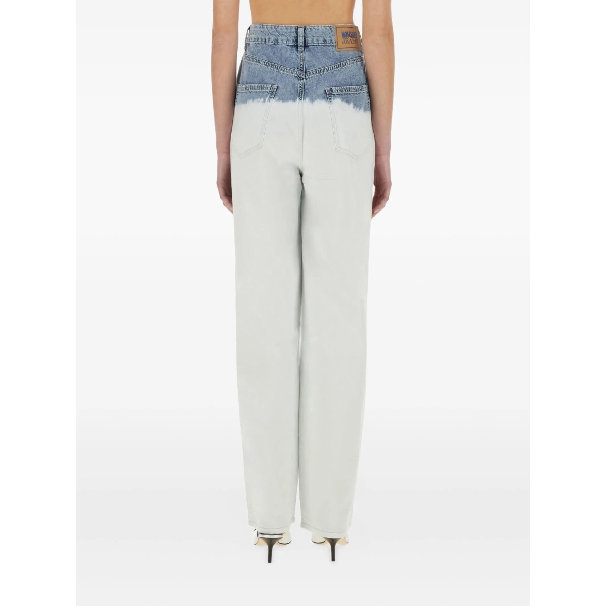 two-tone moschino jeans - Img 4