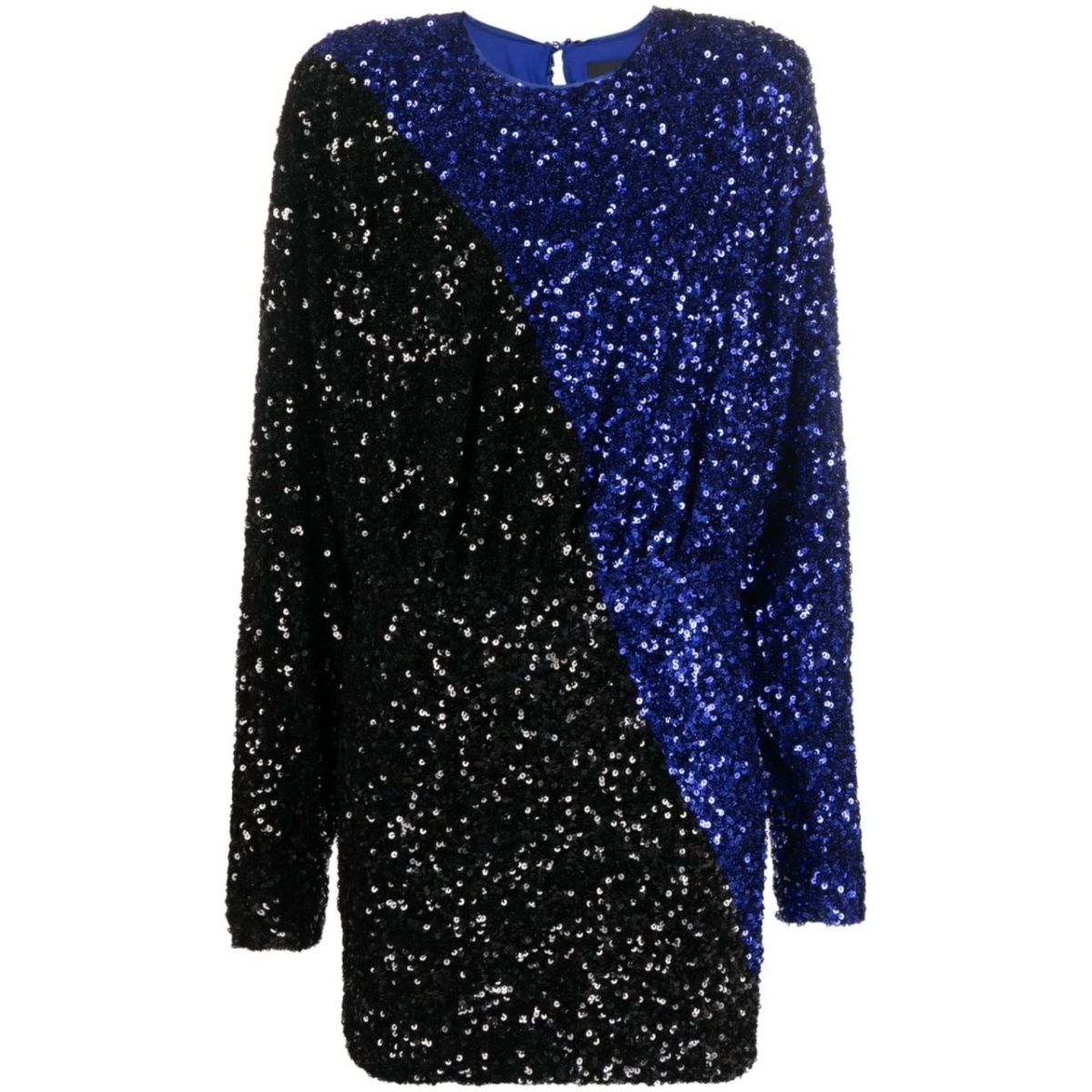 two-tone sequin minidress