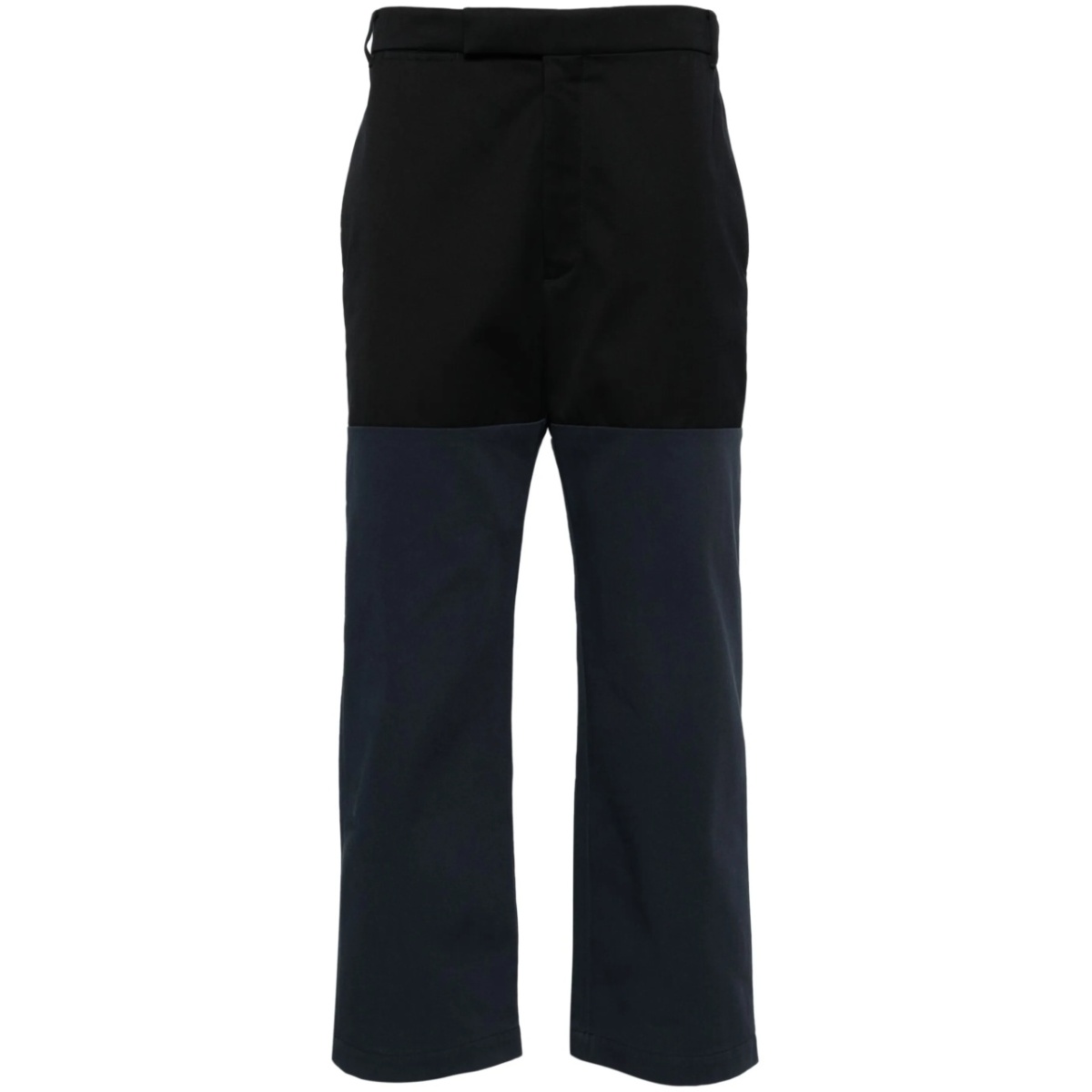 Unconstructed Combo straight-leg trousers
