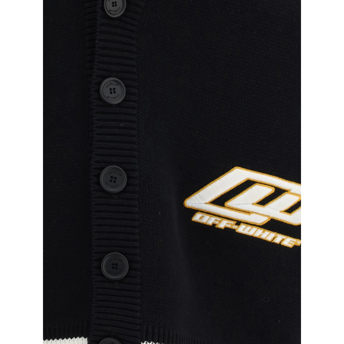 varsity embroidered cardigan - Img 4
