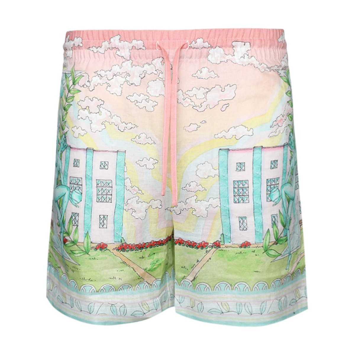 Vase linen shorts