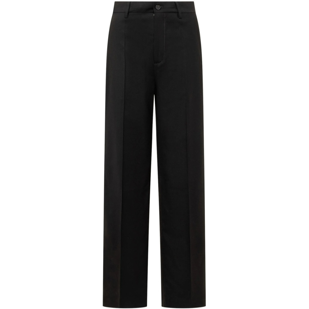 virgin wool-blend trousers