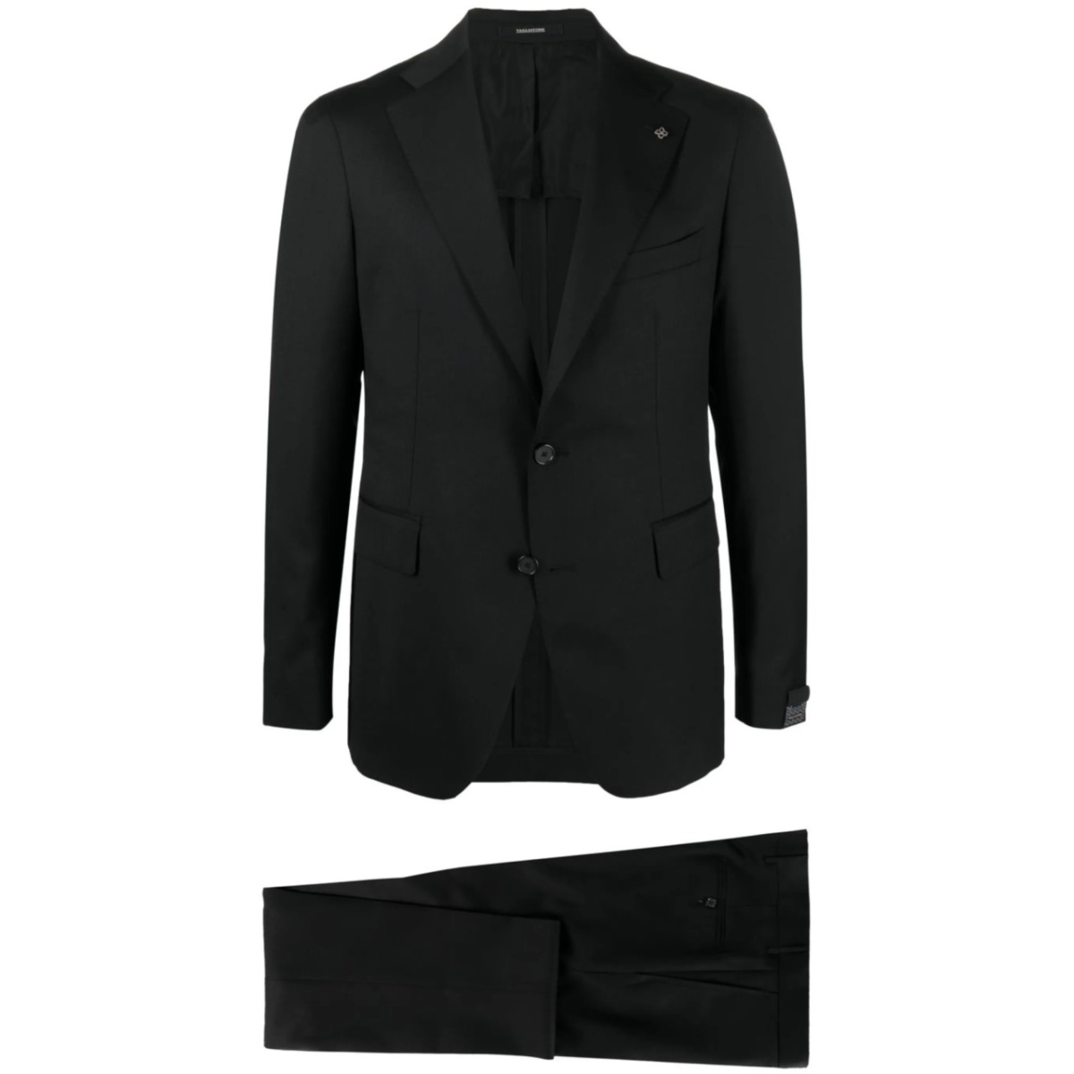 virgin wool single-breasted suit