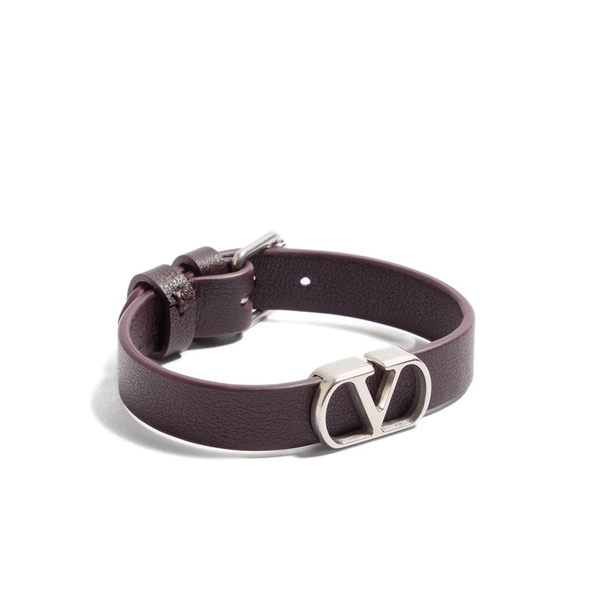 VLogo signature leather bracelet - Img 4