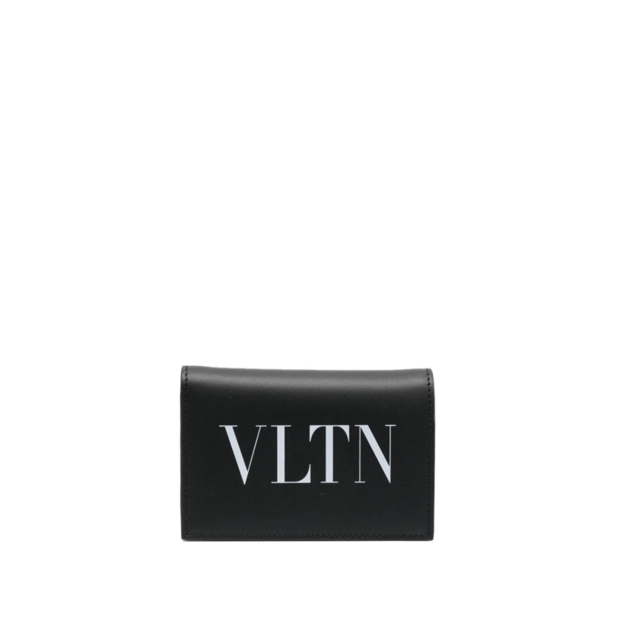 VLTN-print leather cardholder