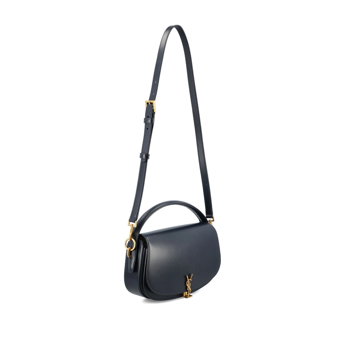 Voltaire in Box curved-handle leather shoulder bag - Img 3