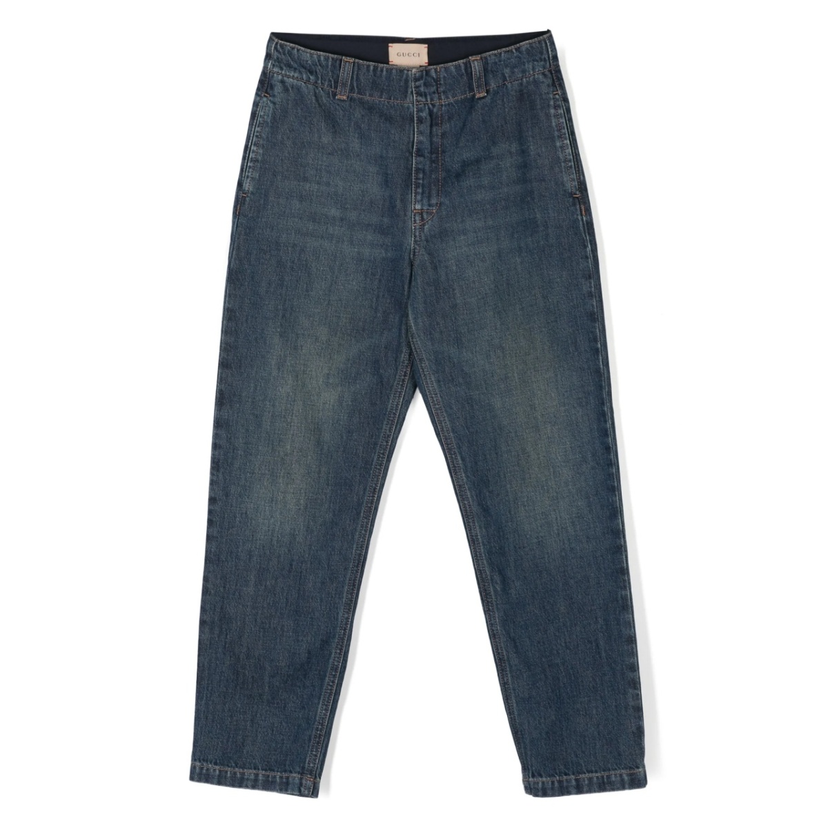Web-detail jeans