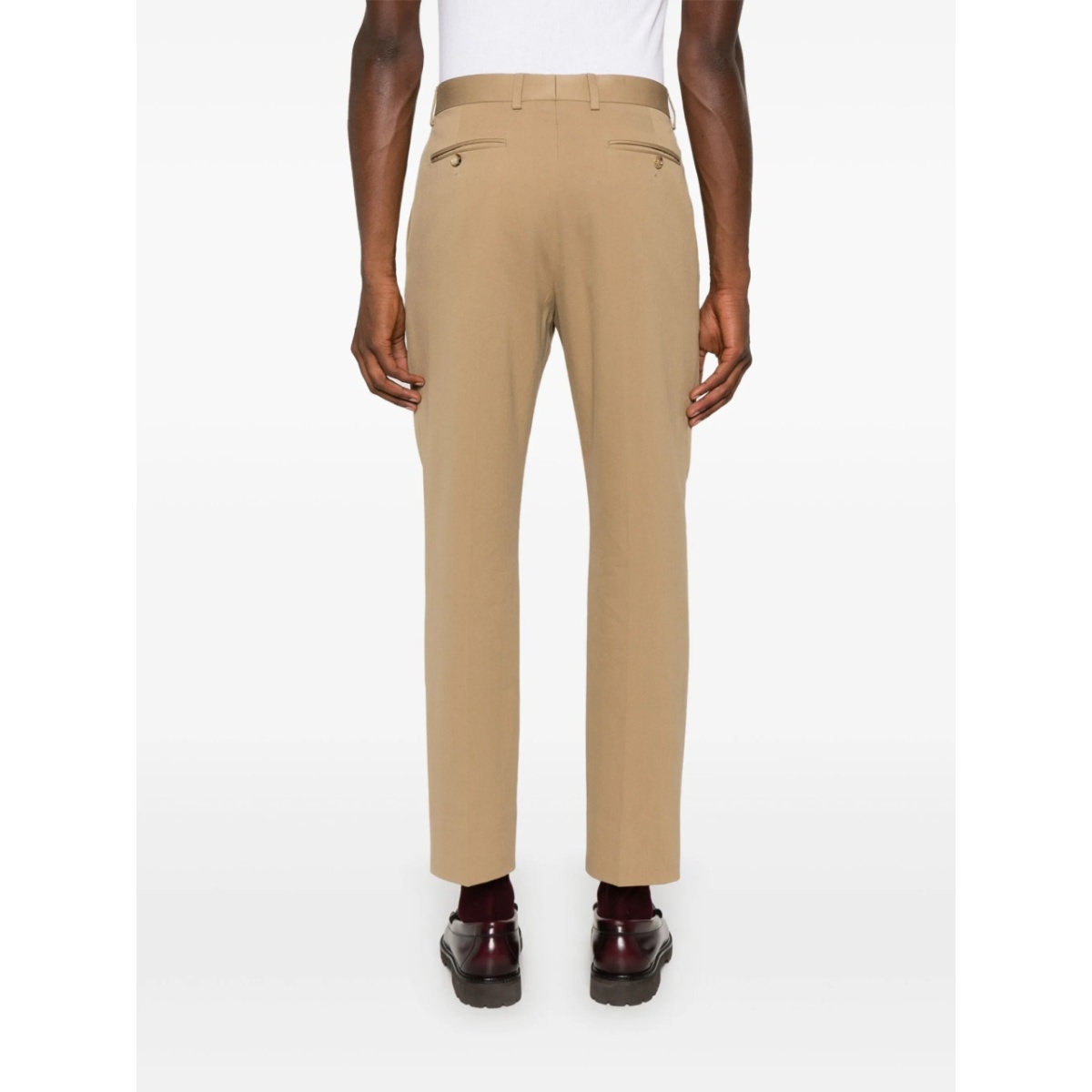 Web-stripe trim tailored trousers - Img 4