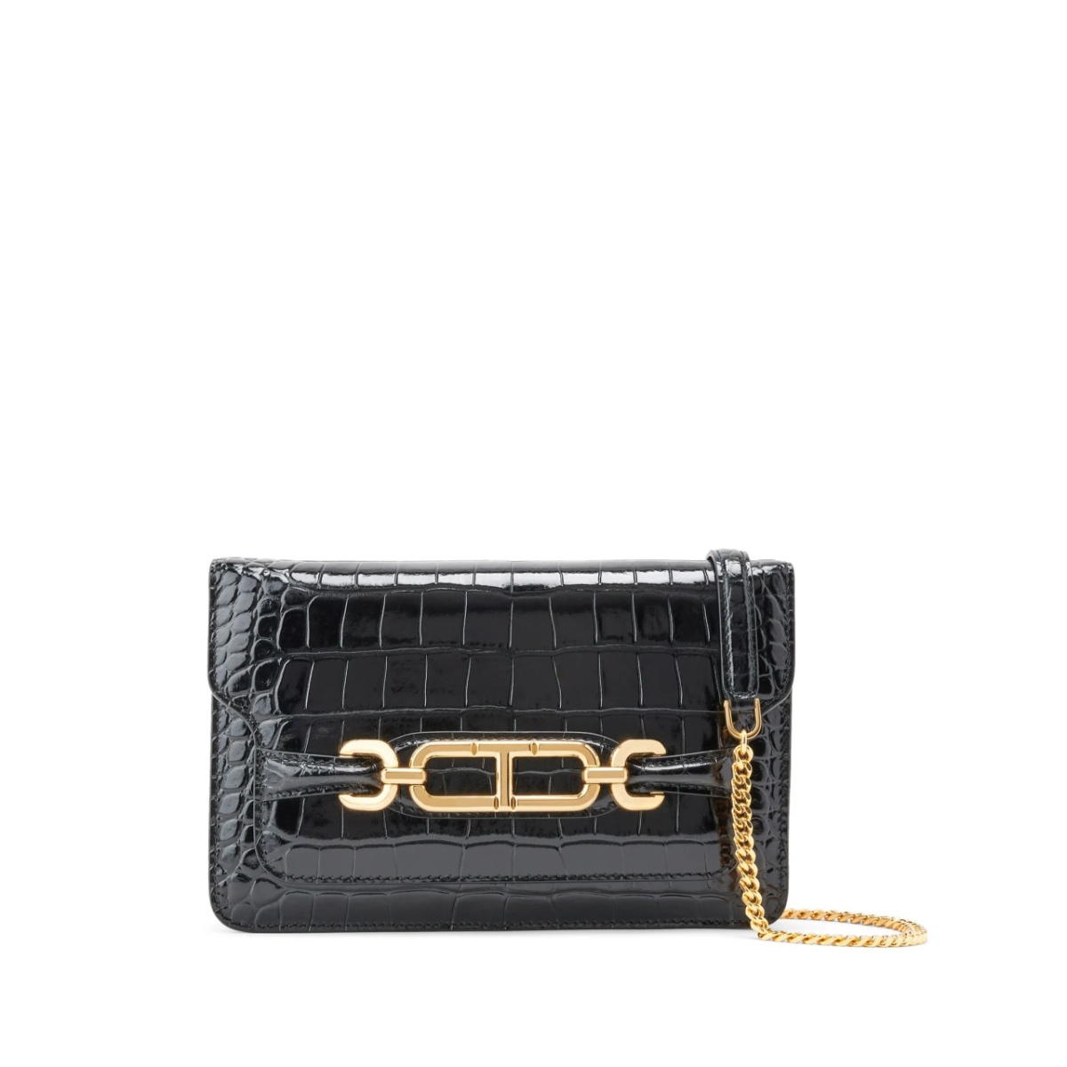 Whitney crocodile-effect shoulder bag