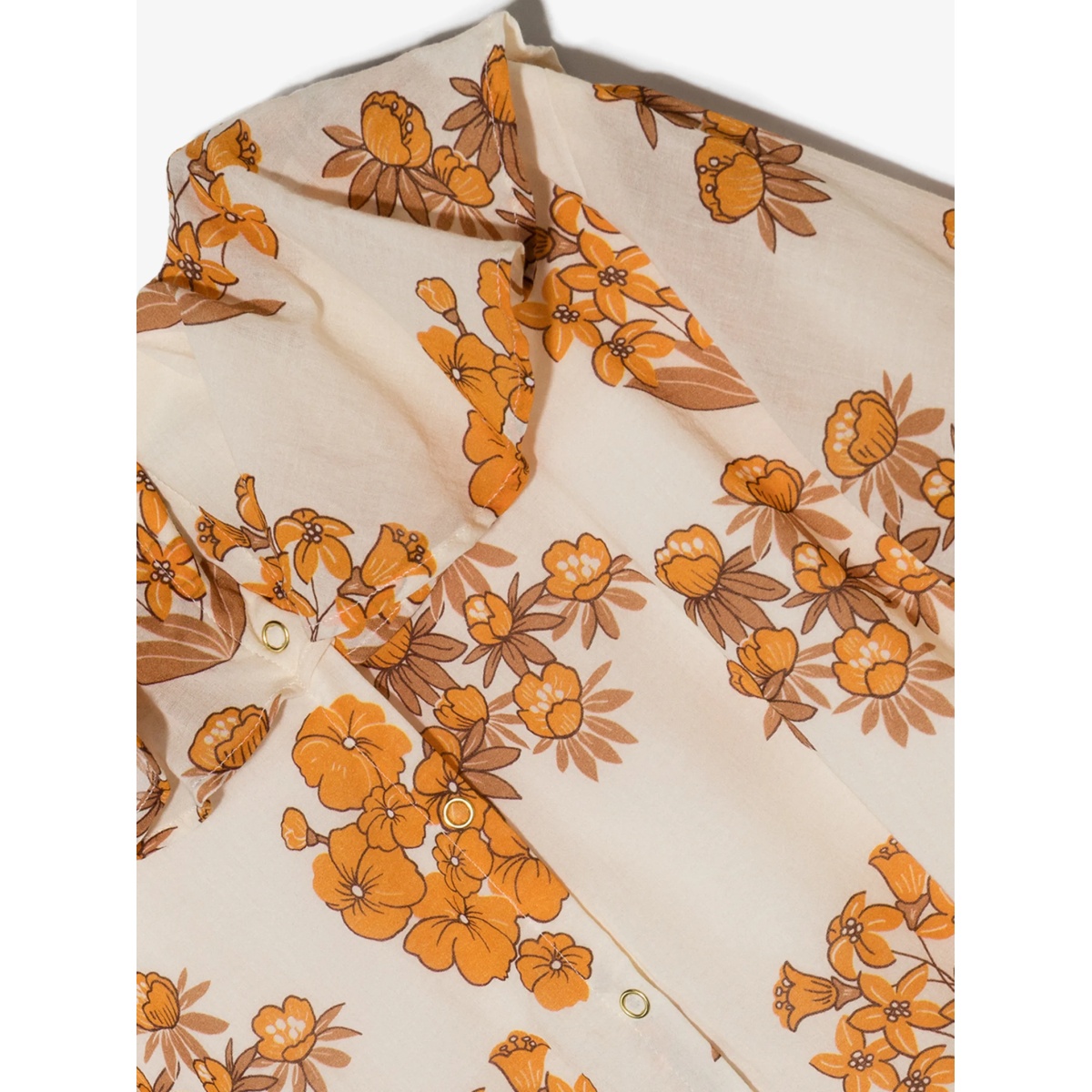 Wildflowers-print short-sleeved dress - Img 4