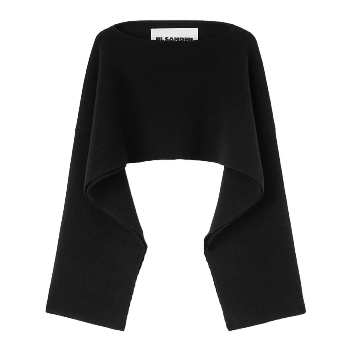 wool-blend poncho