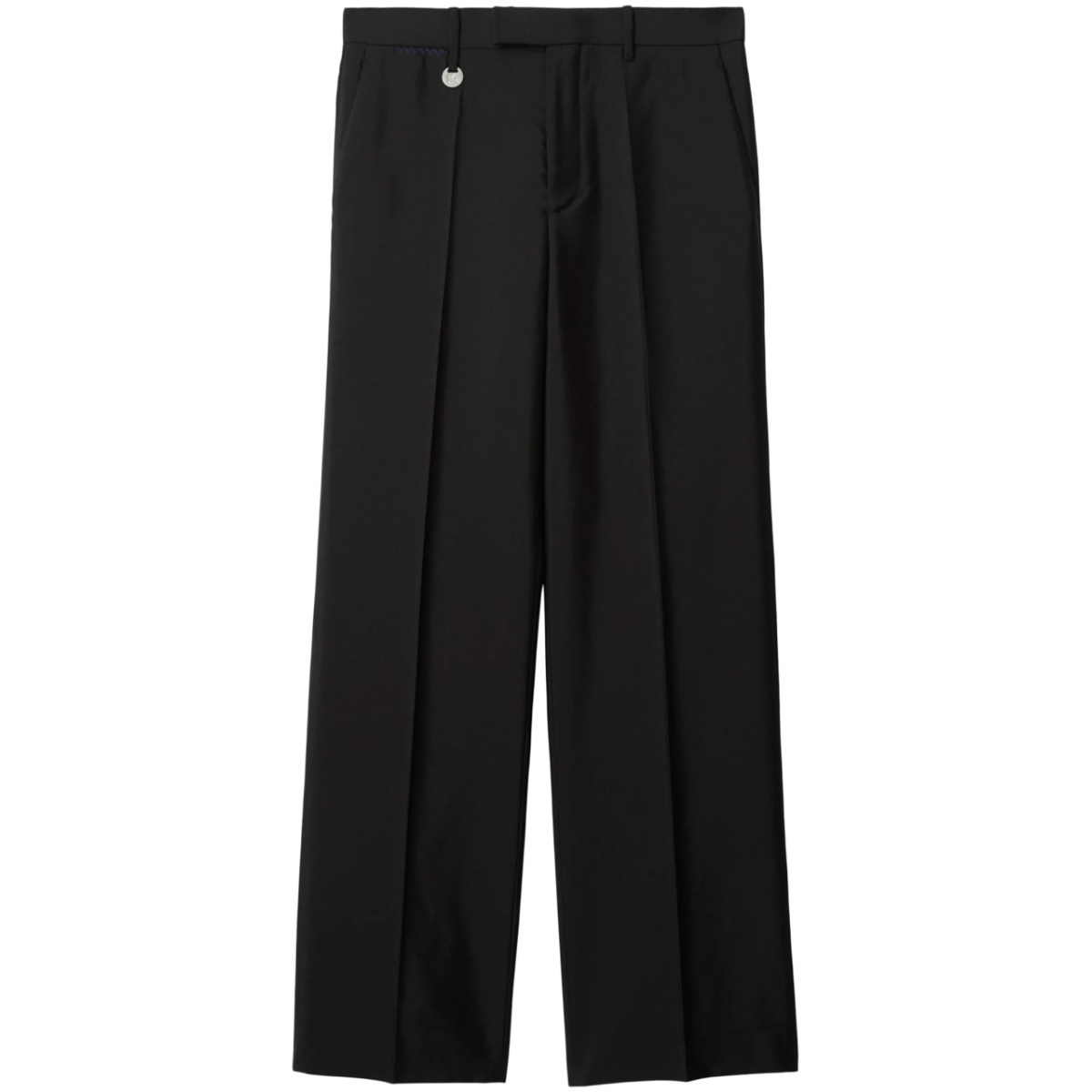 wool-blend tailored trousers