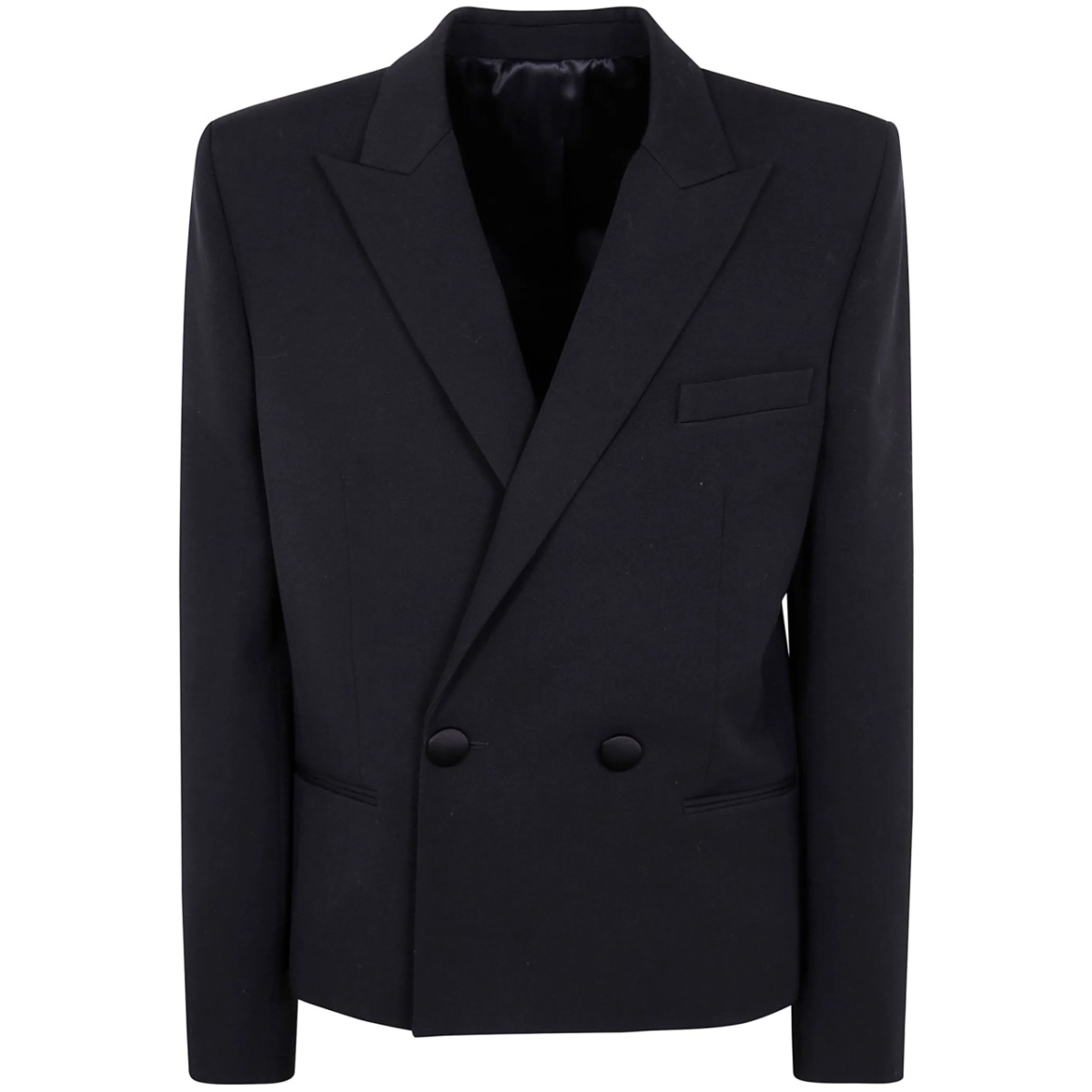 wool double-breasted blazer