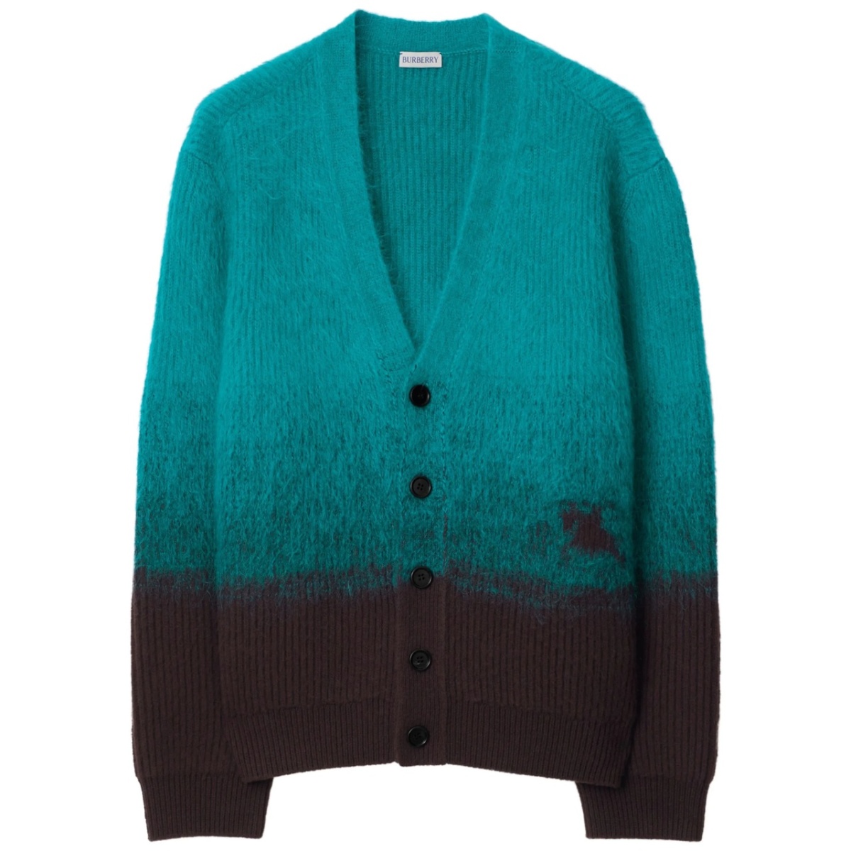 wool mohair-blend cardigan