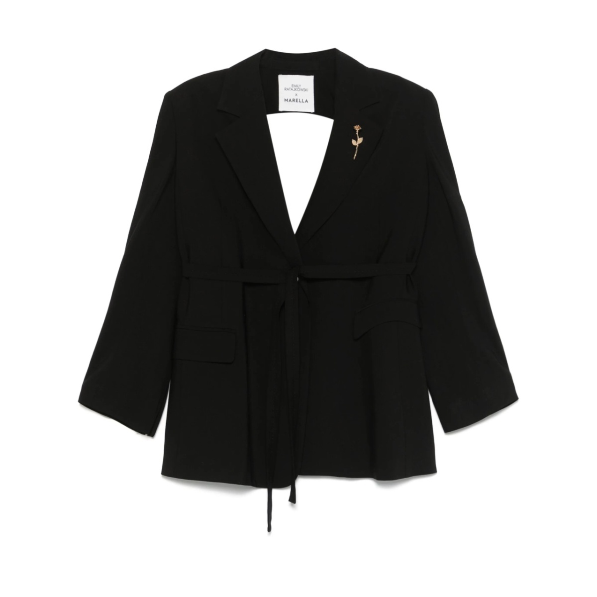 x Emily Ratajkowski Cutout Blazer