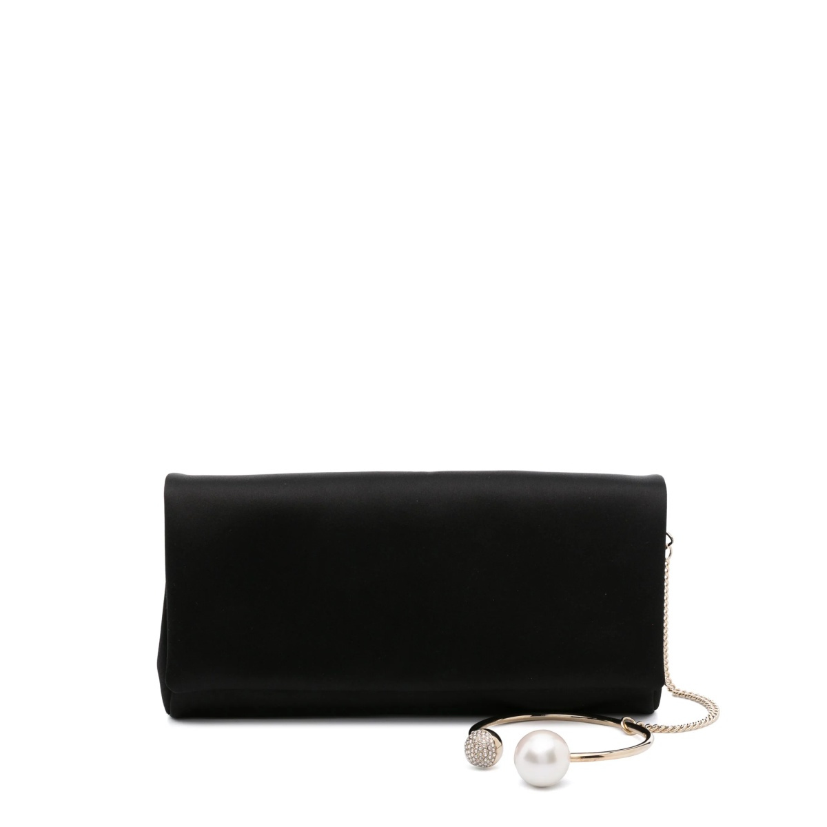 Xandra satin clutch bag