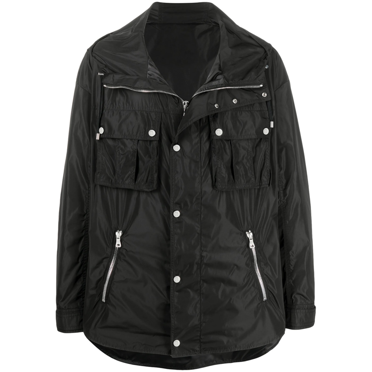 zip-front drawstring jacket