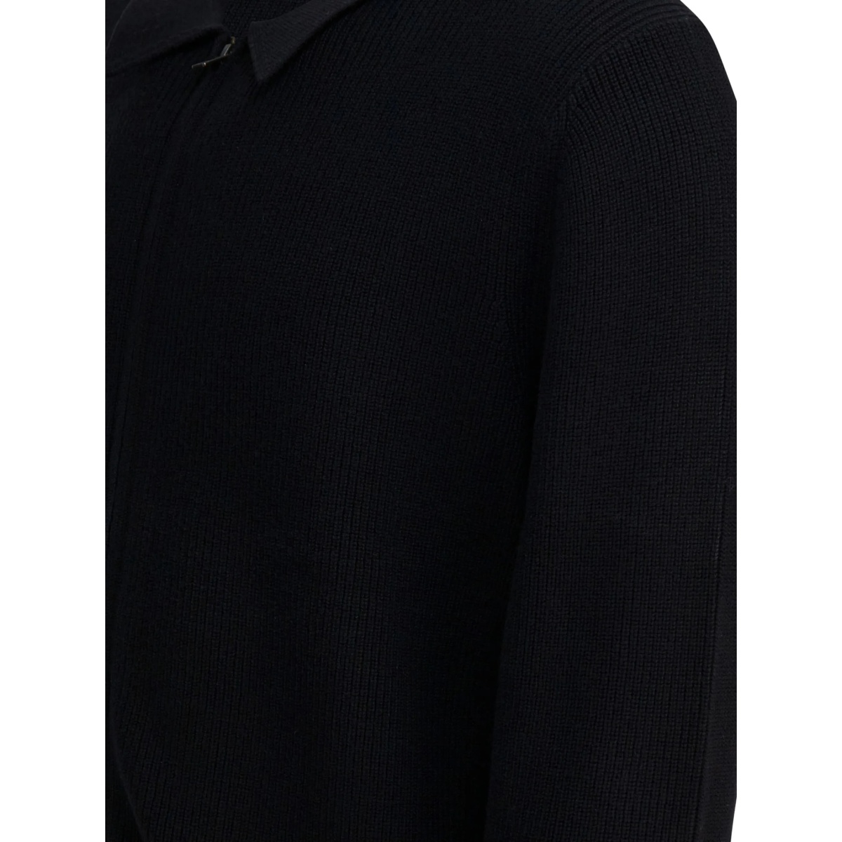zip-up ribbed jacket - Img 4