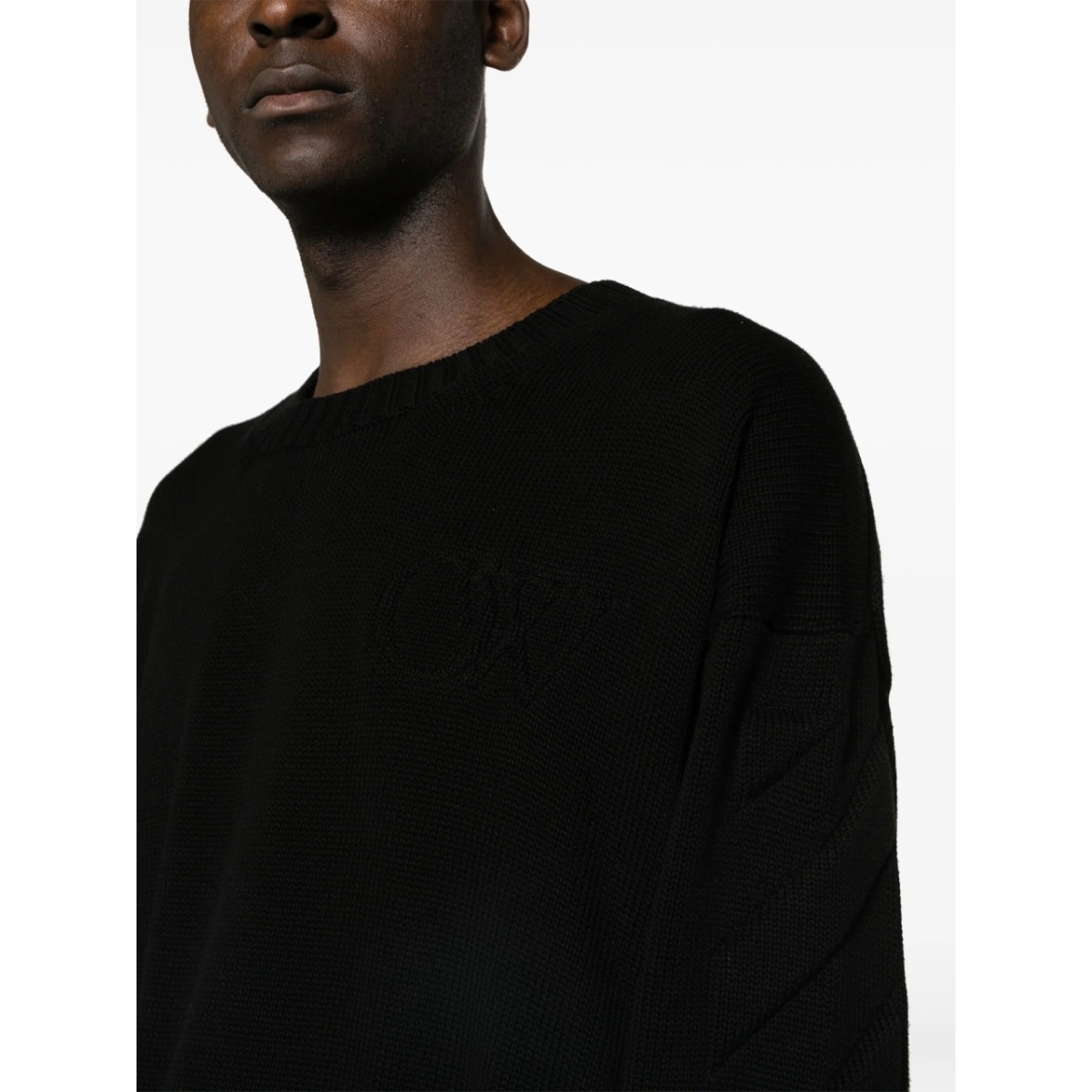 3D Diag ribbed-knit jumper - Img 5