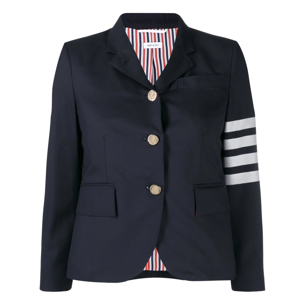 4-Bar plain weave suiting jacket