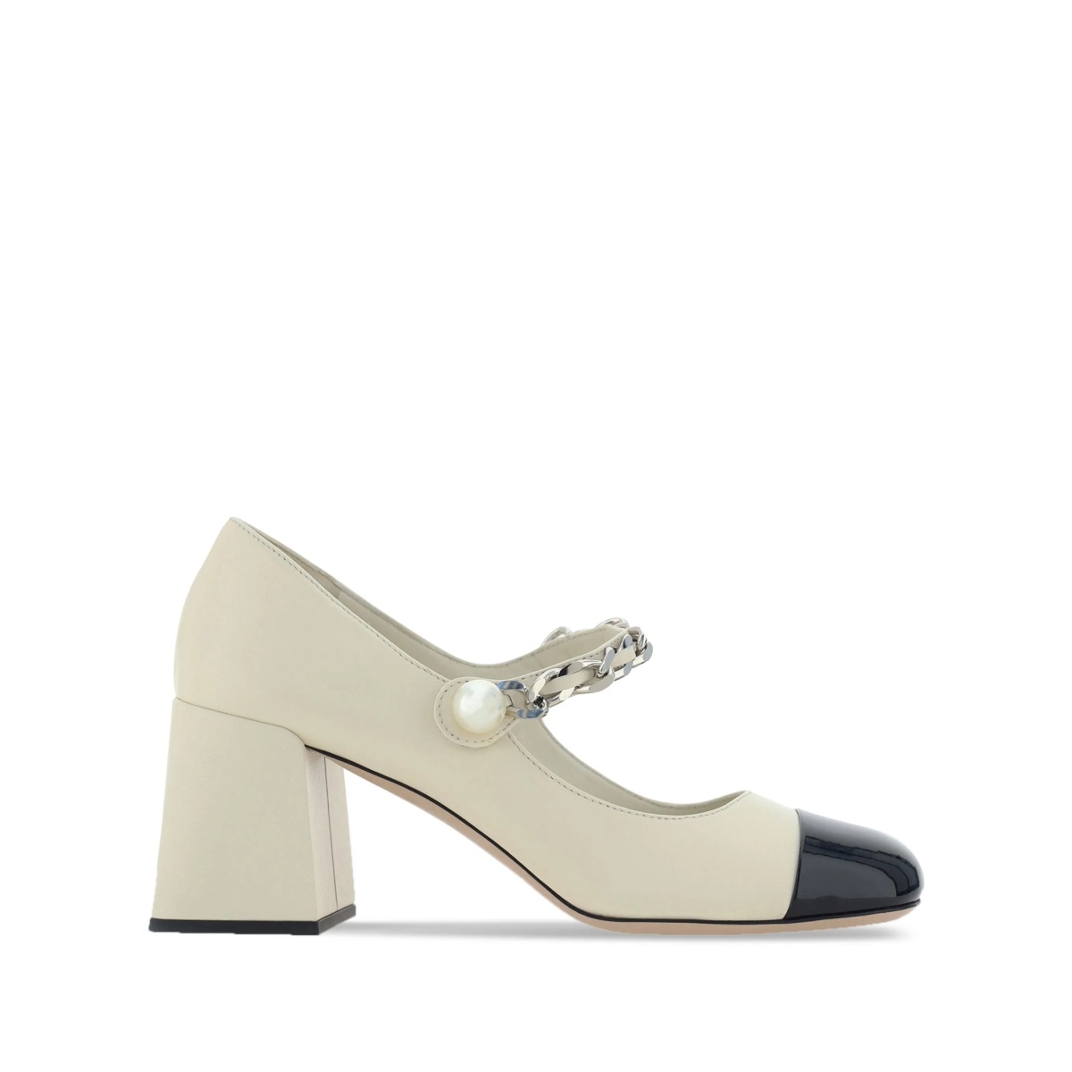 80mm chain-strap pumps